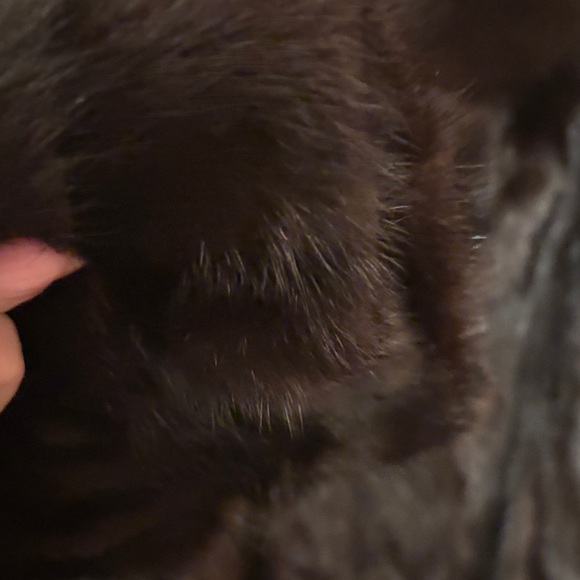 Vintage The Fashion Hermes/Rosenfield Shreveport Black Mink Coat 10-12 - Picture 11 of 13